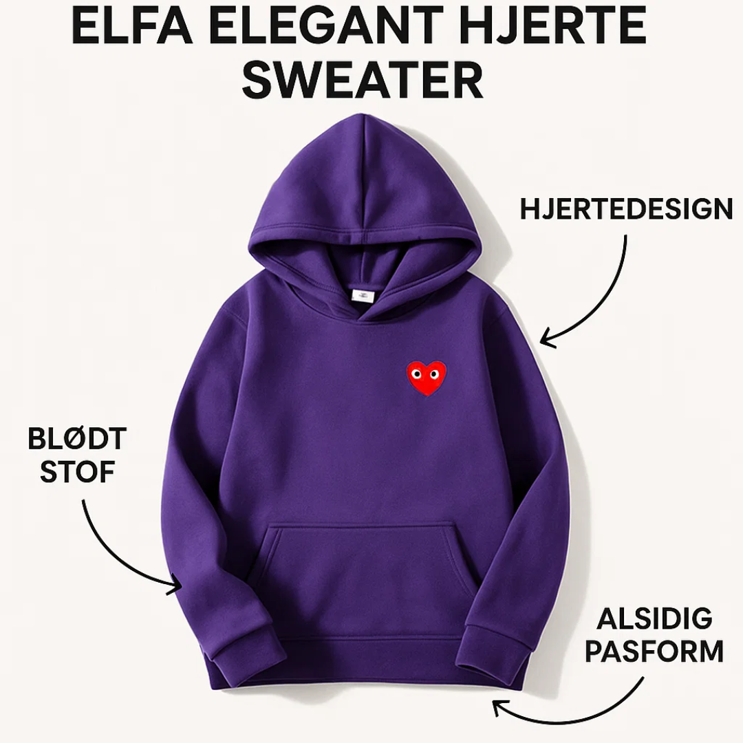 Elegant Heart Sweater for Women - Chic and Comfortable Design