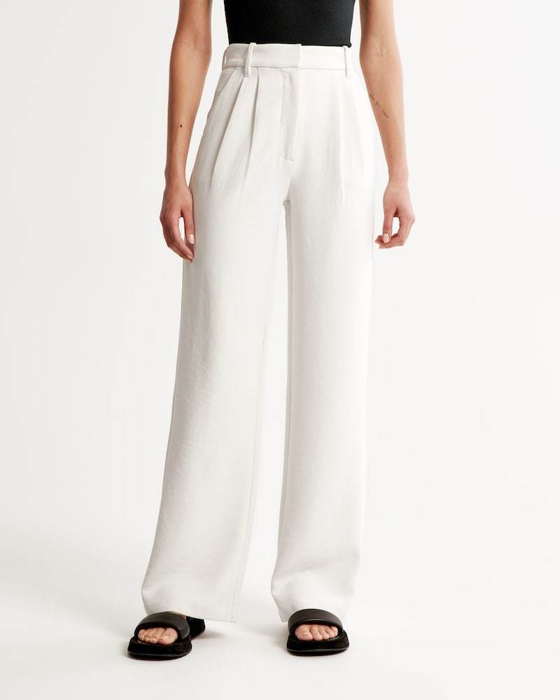 Elegant High Waist Wide Leg Pants
