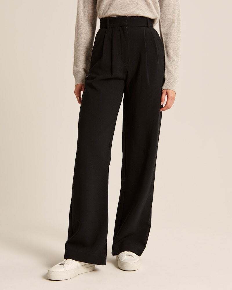 Elegant High Waist Wide Leg Pants