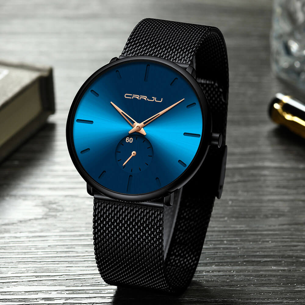 Luxurious Men's Quartz Wristwatch for Style and Precision
