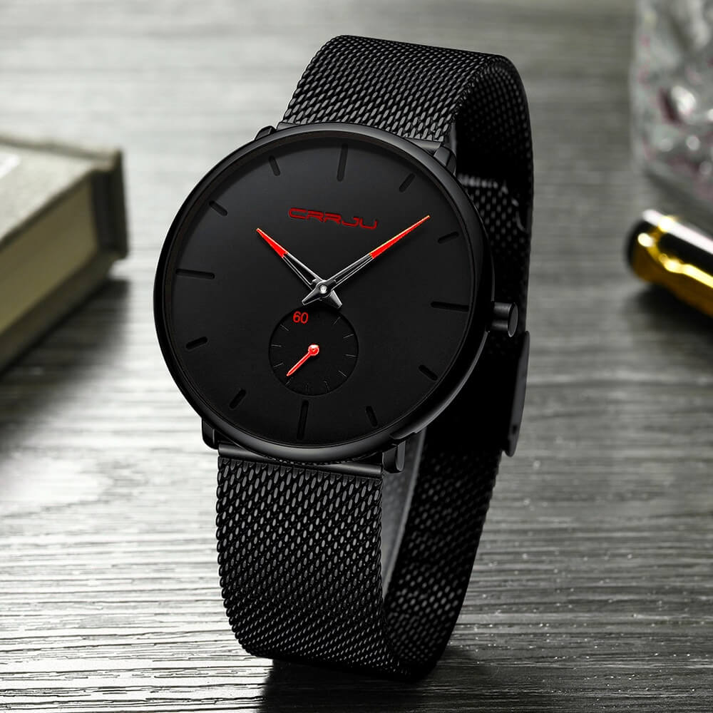 Luxurious Men's Quartz Wristwatch for Style and Precision