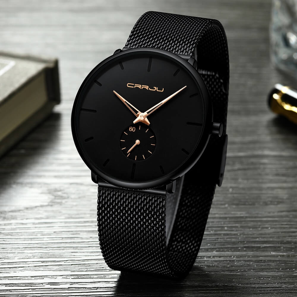 Luxurious Men's Quartz Wristwatch for Style and Precision