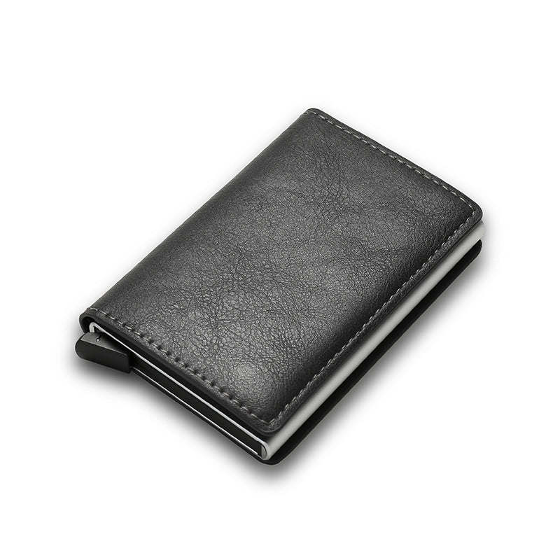RFID-Blocking Slim Intelligent Wallet for Men