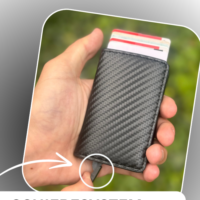 RFID-Blocking Slim Intelligent Wallet for Men