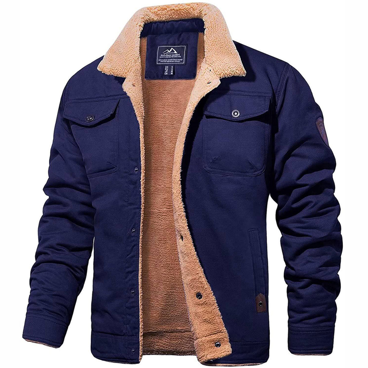 Men's Timeless Bomber Jacket with Comfortable Fit
