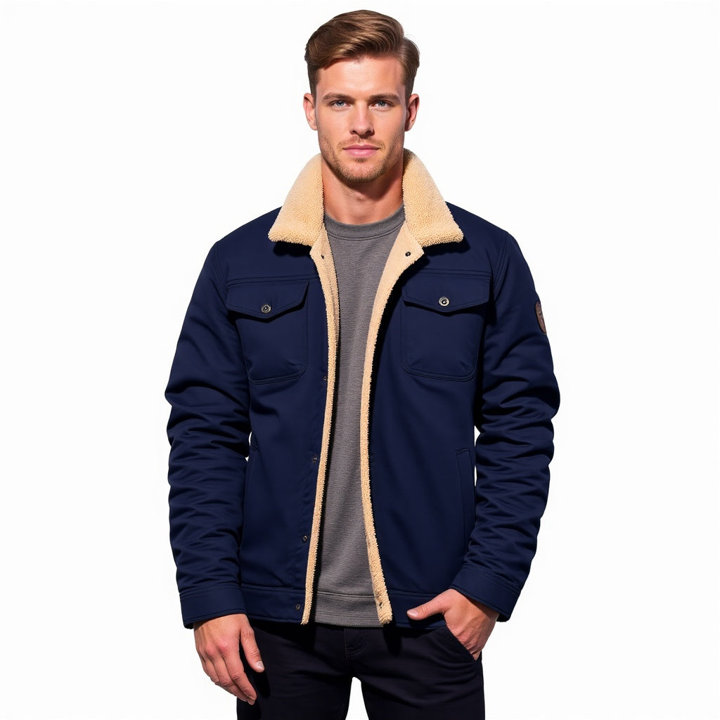 Men's Timeless Bomber Jacket with Comfortable Fit