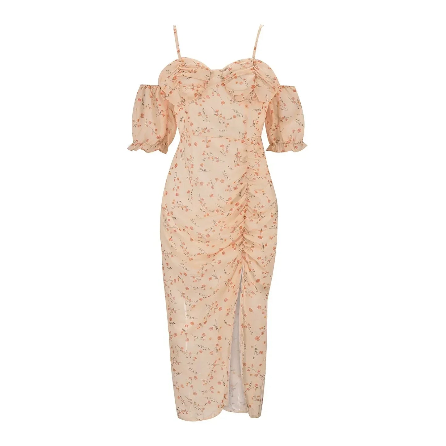 Slimming Midi Summer Dress for Women