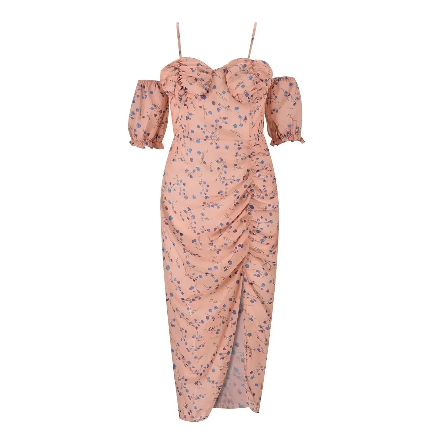 Slimming Midi Summer Dress for Women