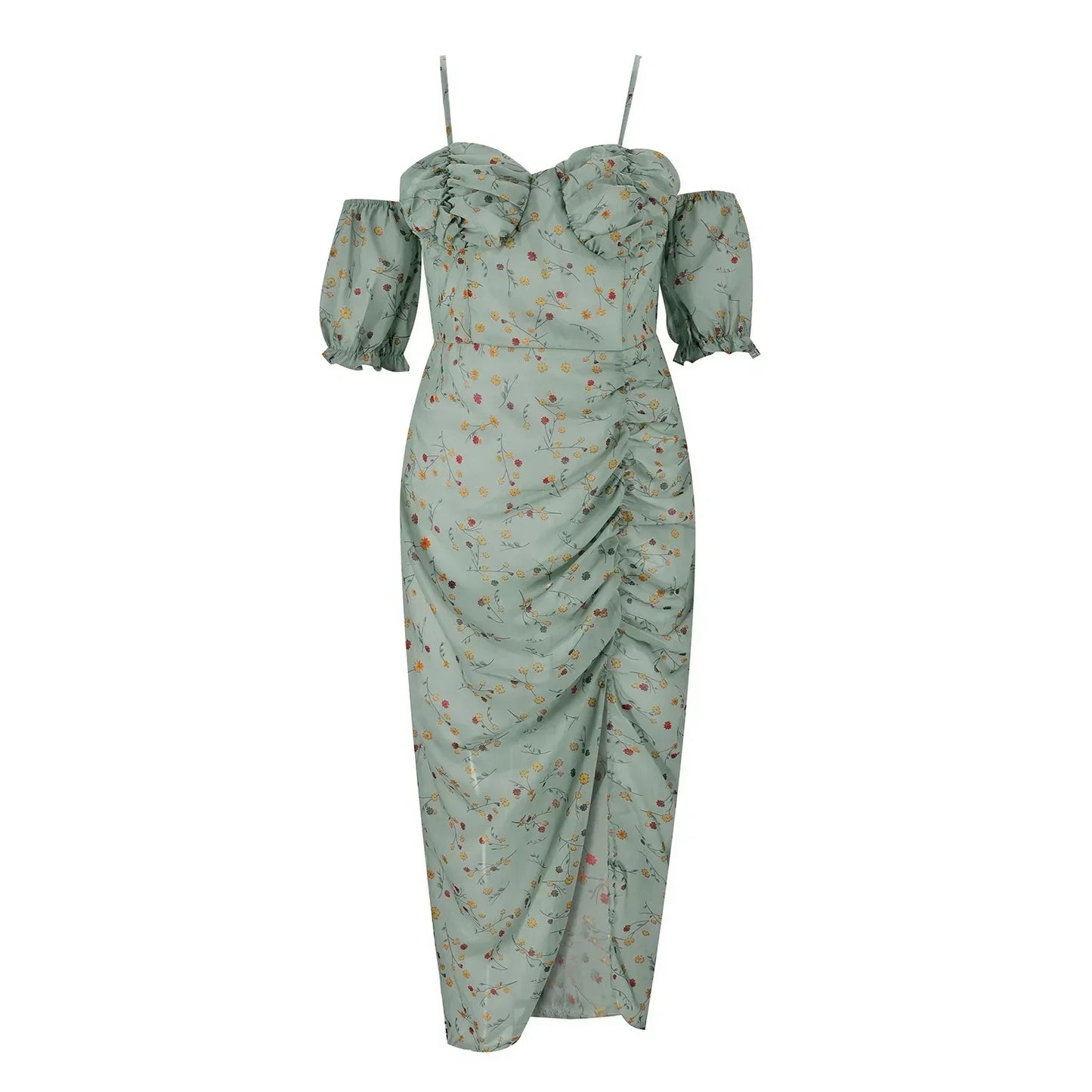 Slimming Midi Summer Dress for Women
