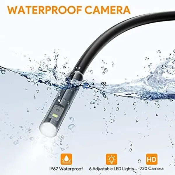 5m Waterproof Endoscope Inspection Camera for Smartphones with HD Resolution