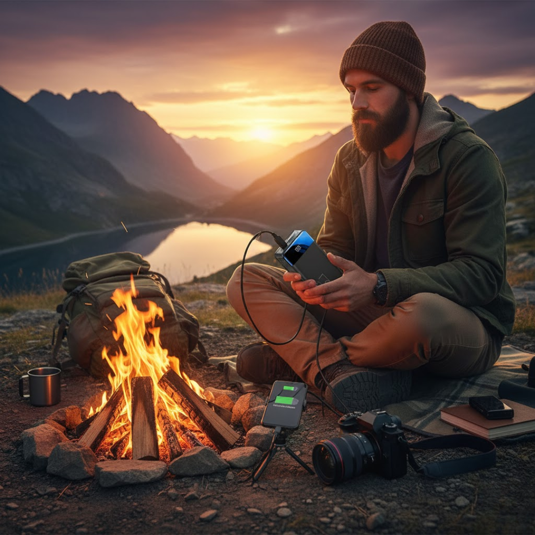 50,000mAh Portable Power Bank with Multi-USB Outputs