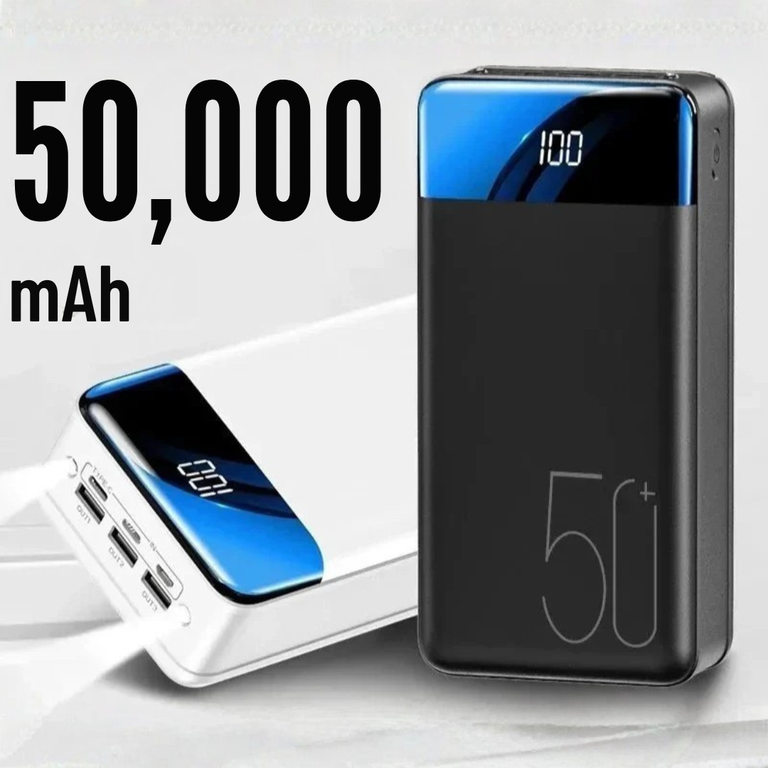 50,000mAh Portable Power Bank with Multi-USB Outputs