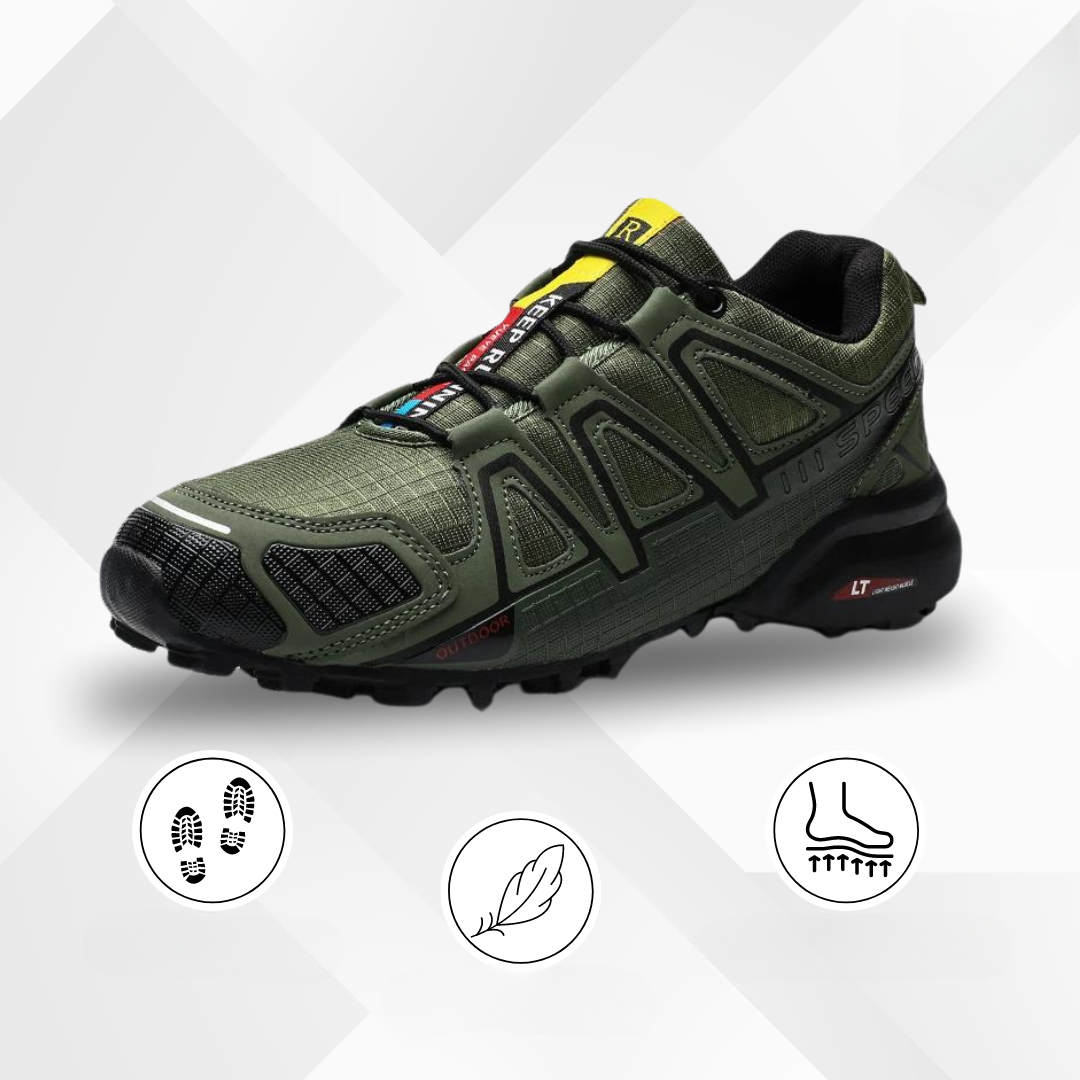 Ergonomic Waterproof Hiking Shoes with Slip-Resistant Sole