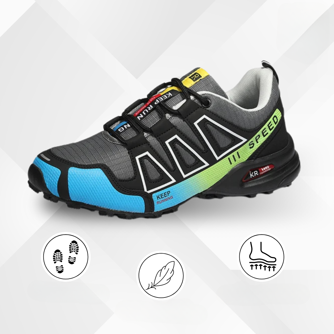 Ergonomic Waterproof Hiking Shoes with Slip-Resistant Sole