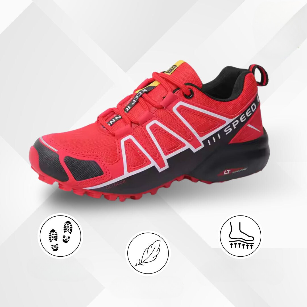 Ergonomic Waterproof Hiking Shoes with Slip-Resistant Sole