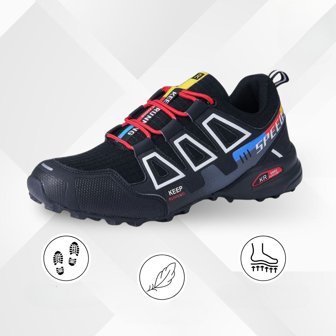 Ergonomic Waterproof Hiking Shoes with Slip-Resistant Sole