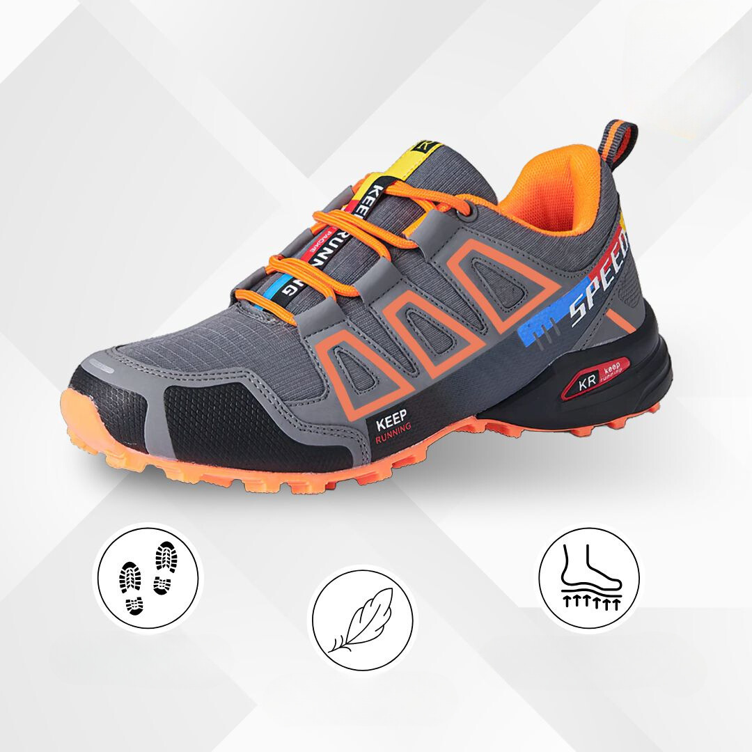 Ergonomic Waterproof Hiking Shoes with Slip-Resistant Sole