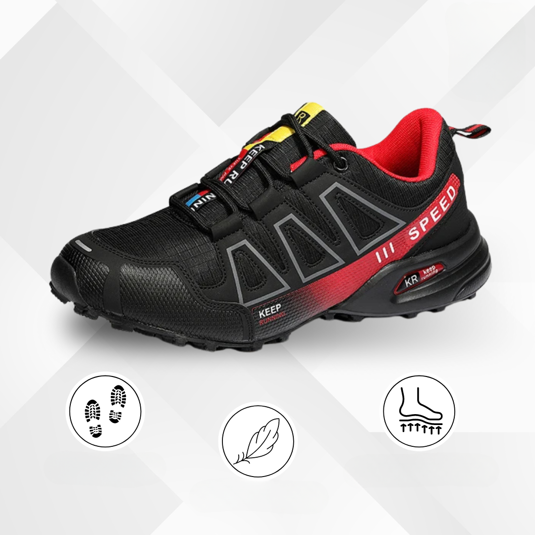Ergonomic Waterproof Hiking Shoes with Slip-Resistant Sole