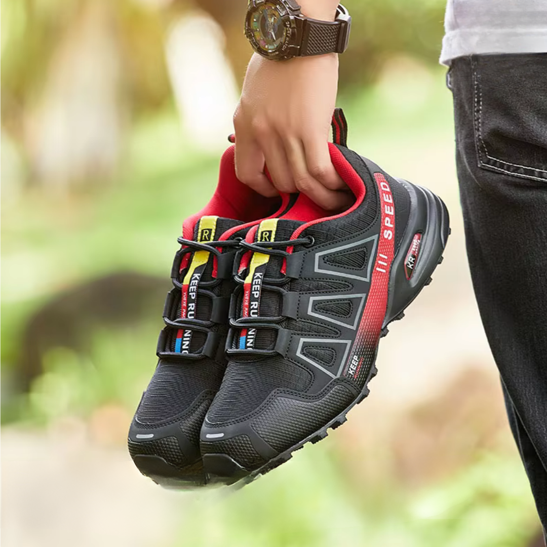 Ergonomic Waterproof Hiking Shoes with Slip-Resistant Sole
