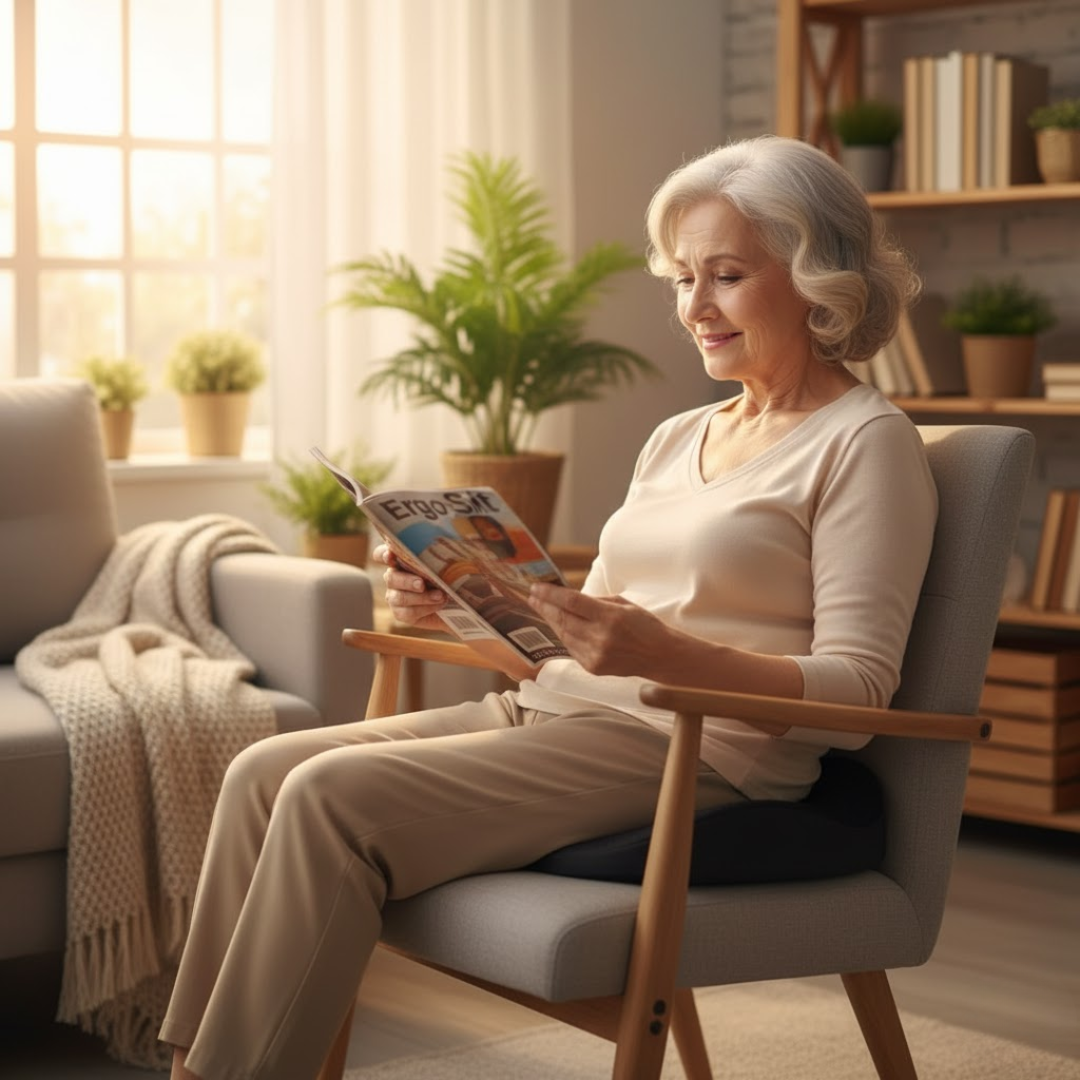 Ergonomic Memory Foam Seat Cushion for Pain Relief and Posture Support