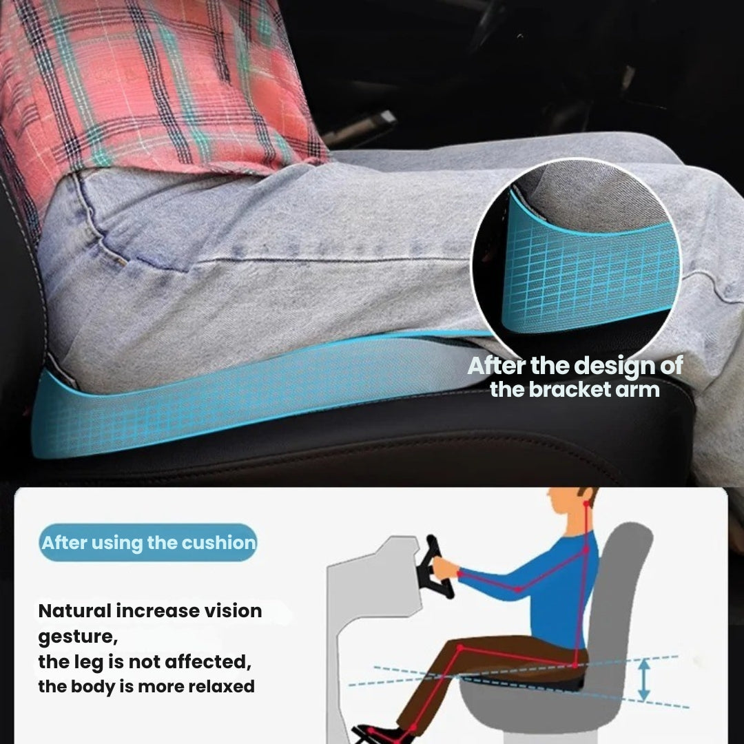 Ergonomic Memory Foam Seat Cushion for Pain Relief and Posture Support