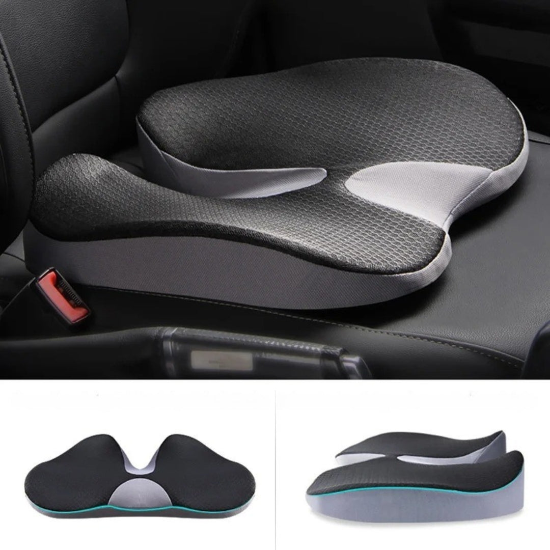 Ergonomic Memory Foam Seat Cushion for Pain Relief and Posture Support