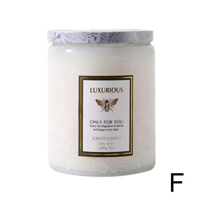 Scented Soy Wax Candle with Essential Oils