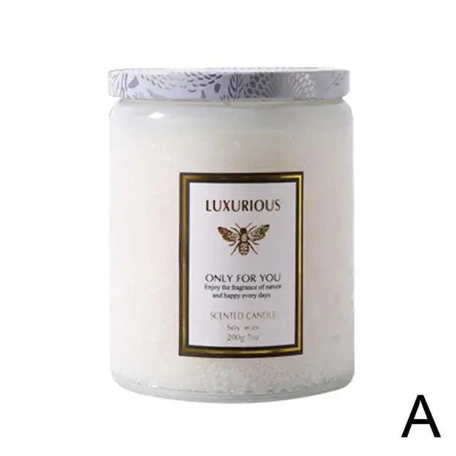 Scented Soy Wax Candle with Essential Oils