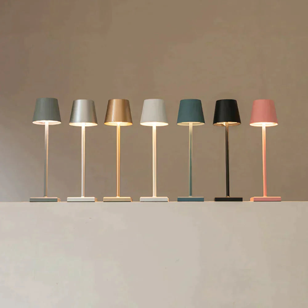 Wireless Rechargeable Table Lamp with Touch Control and 20-Hour Battery Life