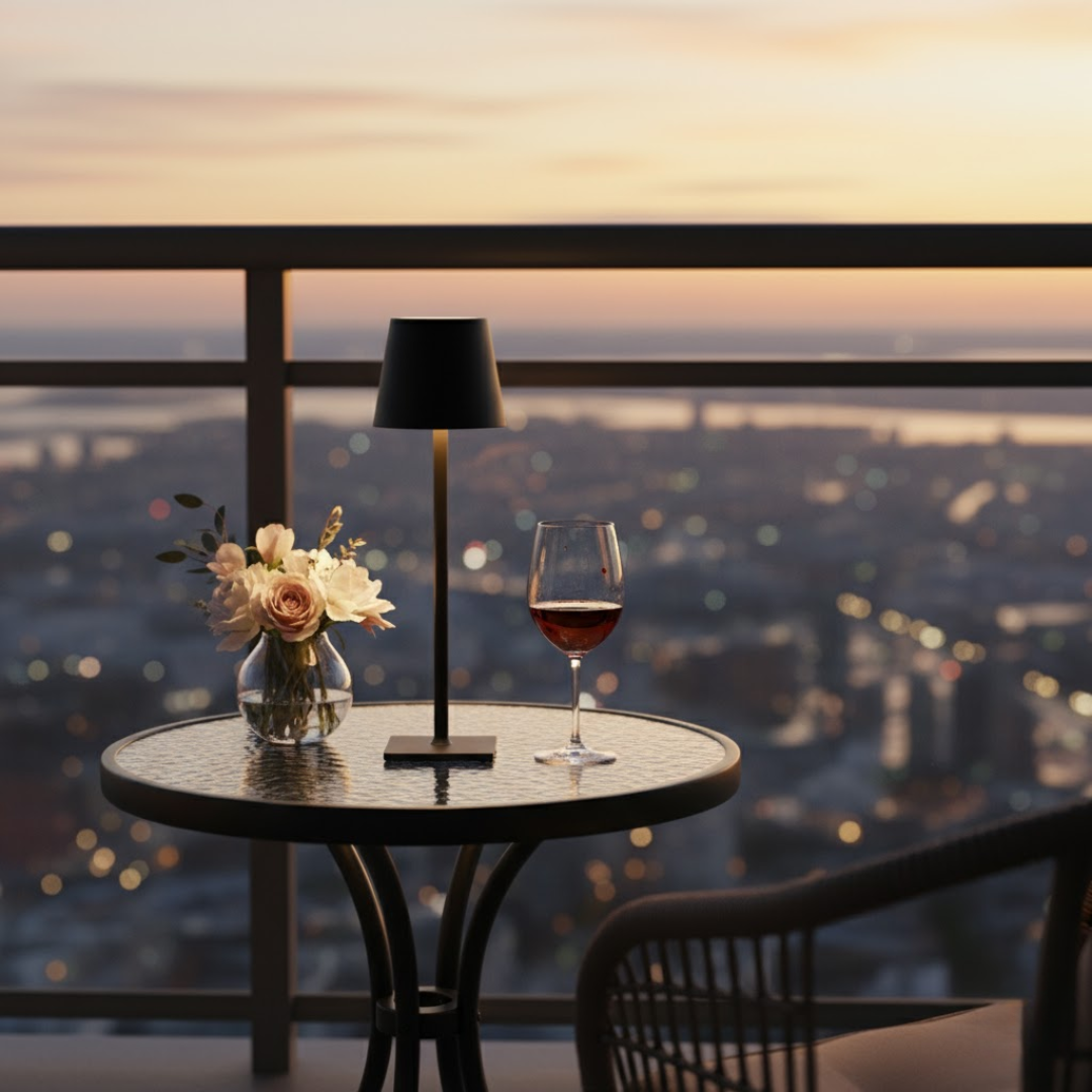 Wireless Rechargeable Table Lamp with Touch Control and 20-Hour Battery Life
