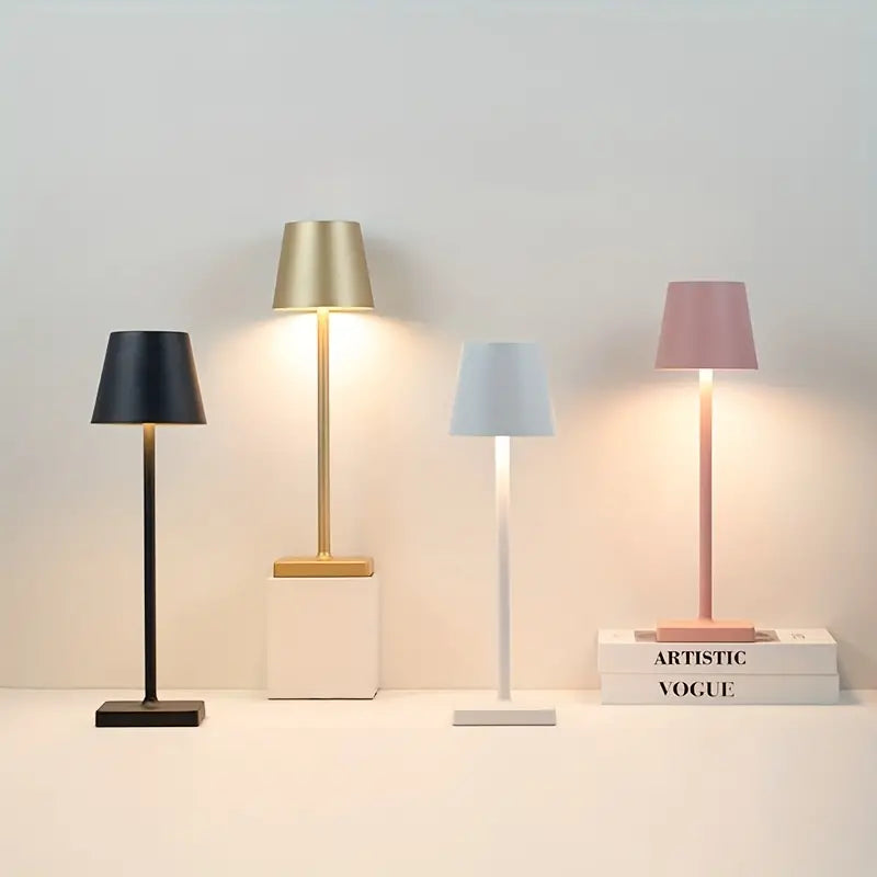 Wireless Rechargeable Table Lamp with Touch Control and 20-Hour Battery Life