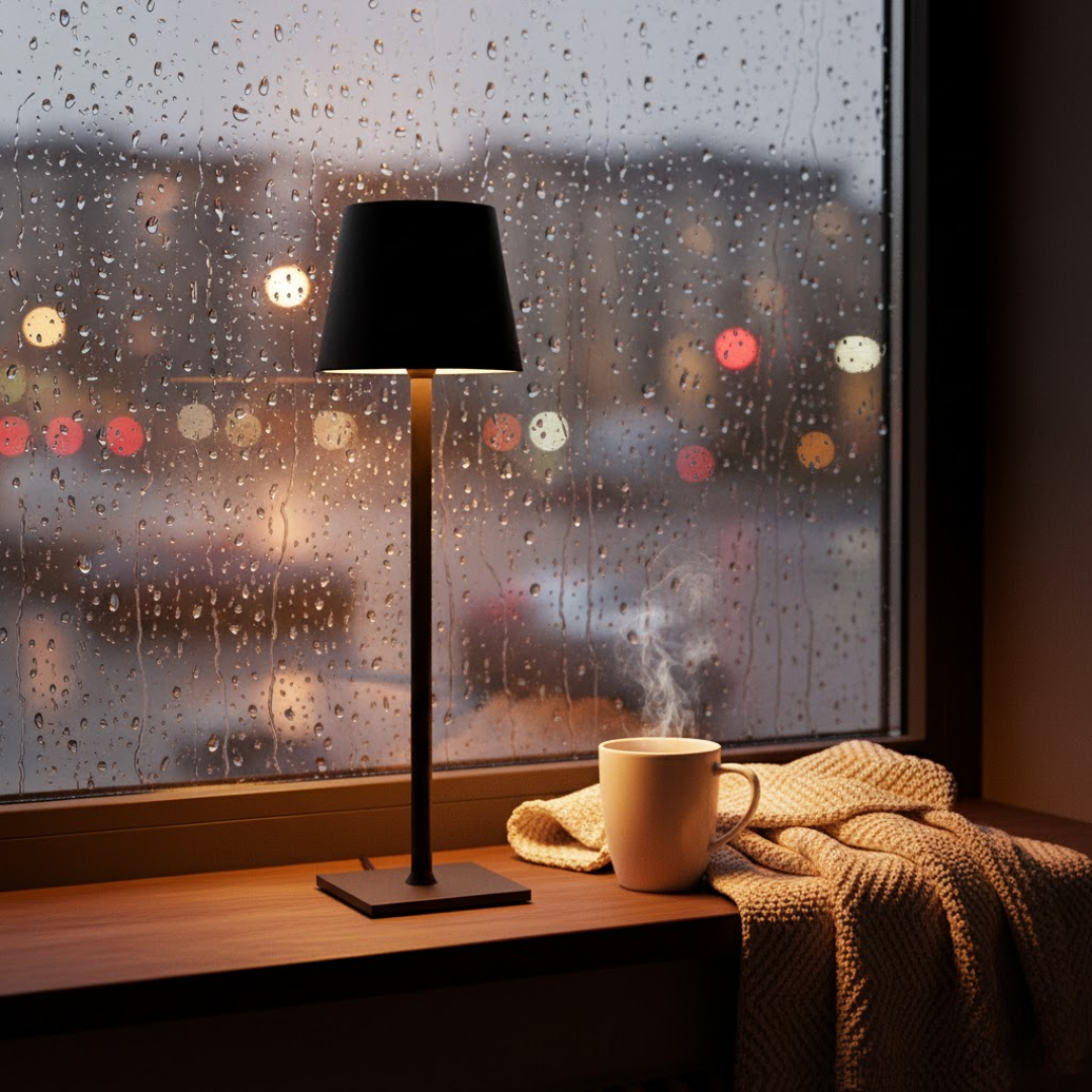 Wireless Rechargeable Table Lamp with Touch Control and 20-Hour Battery Life