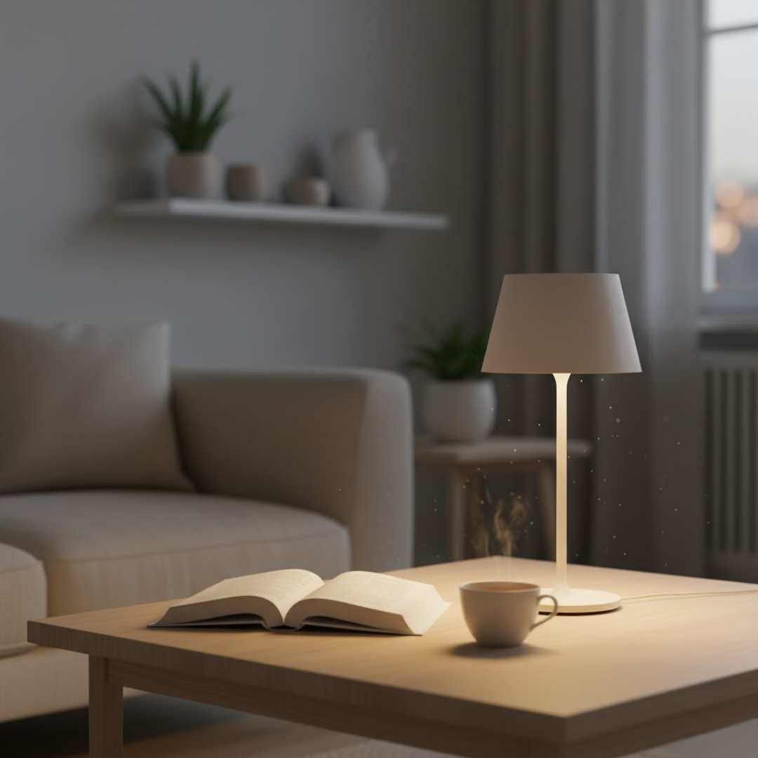 Wireless Rechargeable Table Lamp with Touch Control and 20-Hour Battery Life
