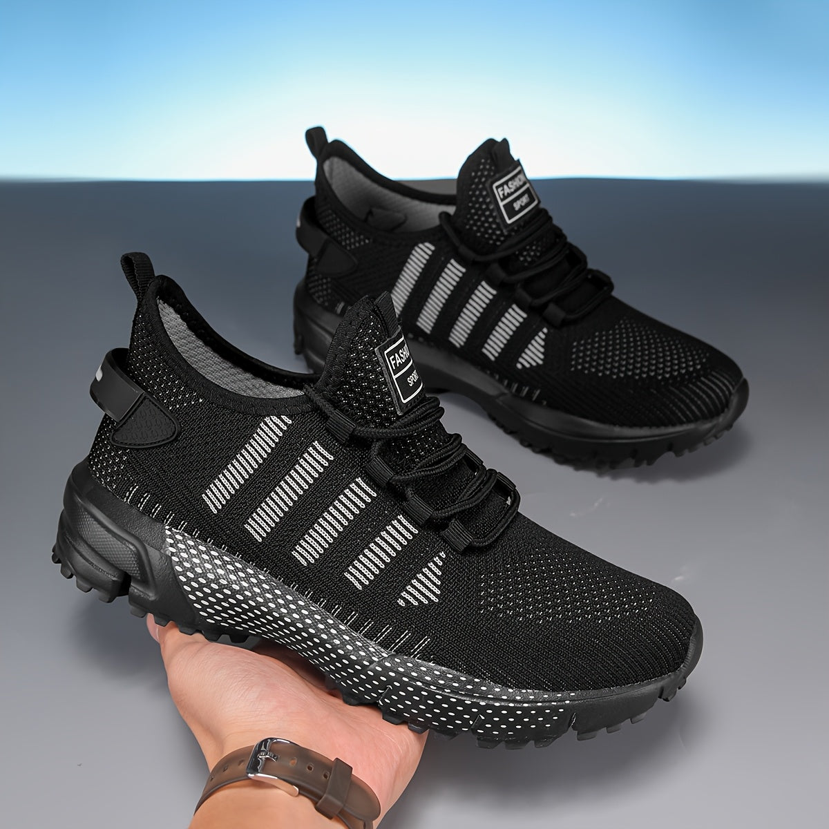 Comfortable High-Top Non-Slip Sneakers for Training and Everyday Wear