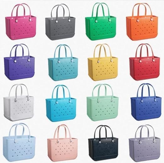 Washable Waterproof EVA Beach Tote Bag with Vent Holes