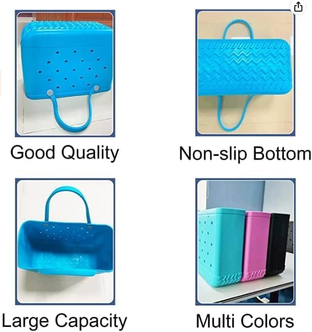 Washable Waterproof EVA Beach Tote Bag with Vent Holes