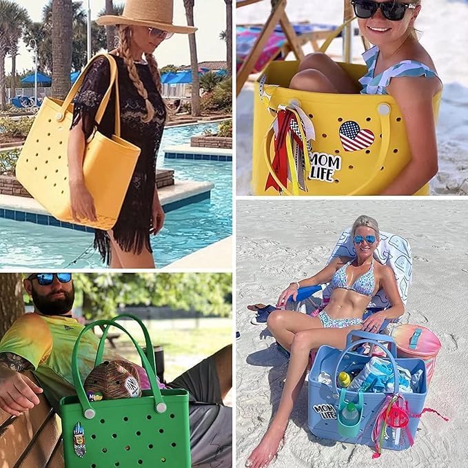 Washable Waterproof EVA Beach Tote Bag with Vent Holes
