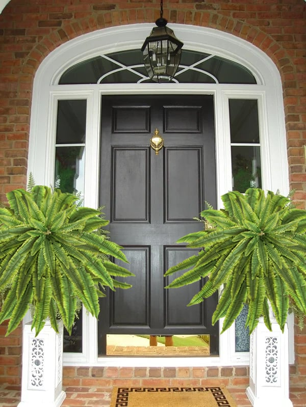 Luxurious UV Resistant Artificial Boston Fern Plant