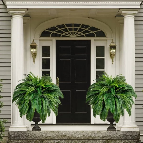 Luxurious UV Resistant Artificial Boston Fern Plant