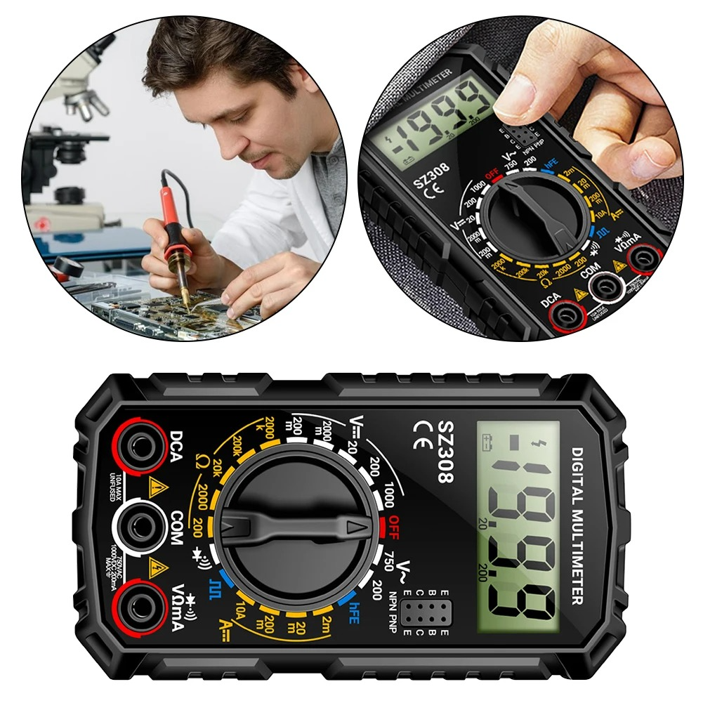 Digital Multimeter Electric Test Kit with Precise Measurements