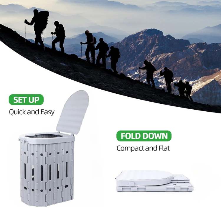 Premium Folding Toilet for Convenient Use