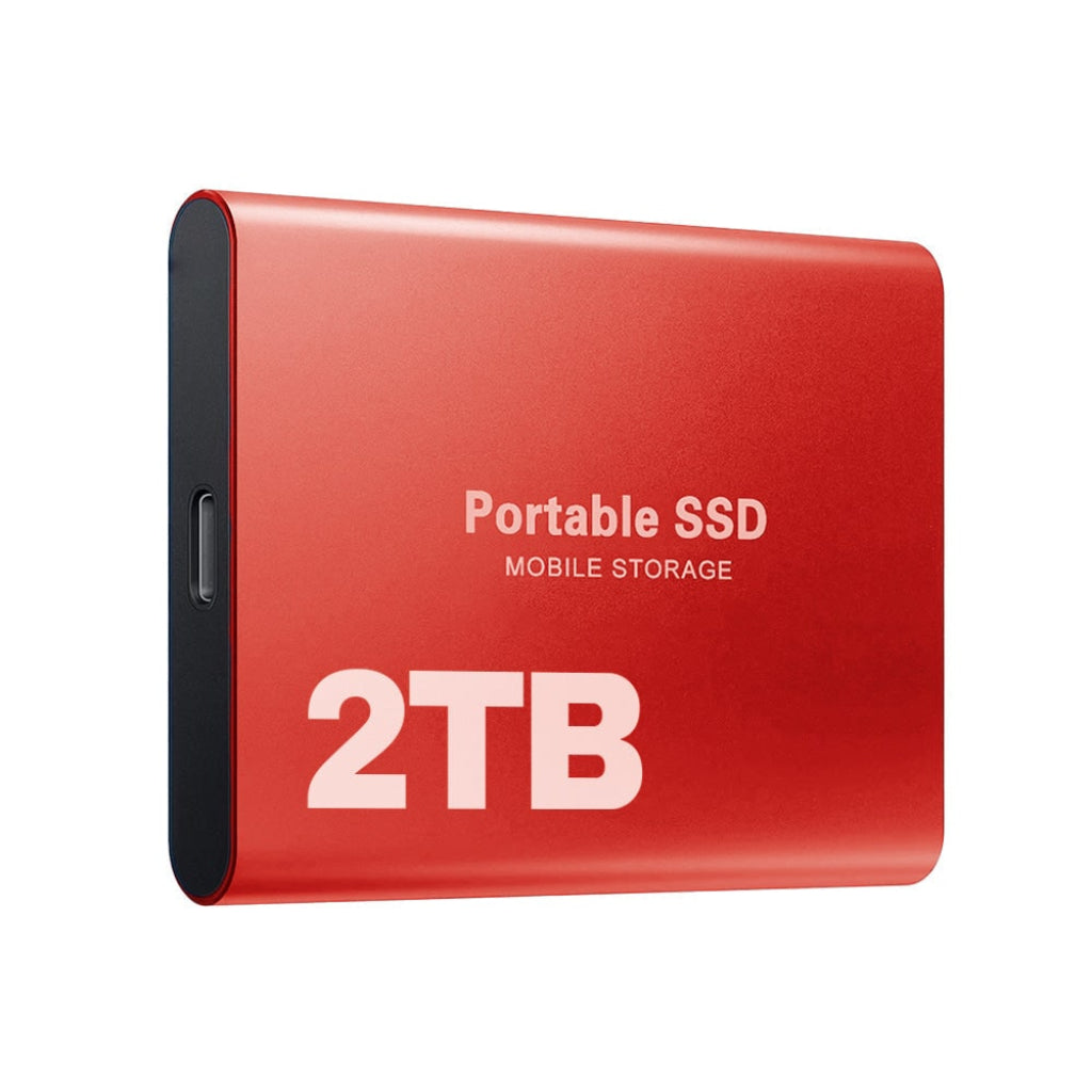 2TB USB-C Portable SSD External Hard Drive for Fast Mobile Storage