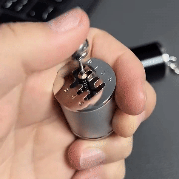 Metal Gear Stick Keychain for Manual Transmission Enthusiasts