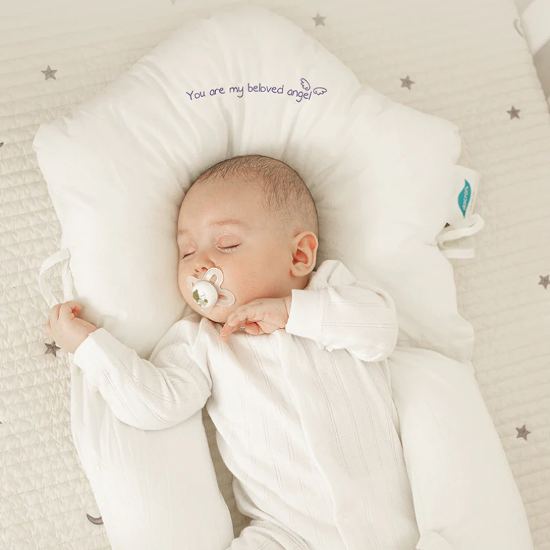 Cotton Baby Sleep Pillow for Newborn Head and Neck Support