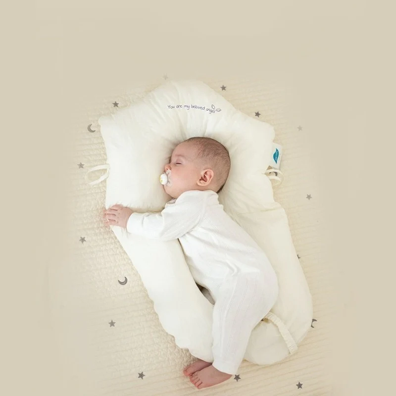 Cotton Baby Sleep Pillow for Newborn Head and Neck Support