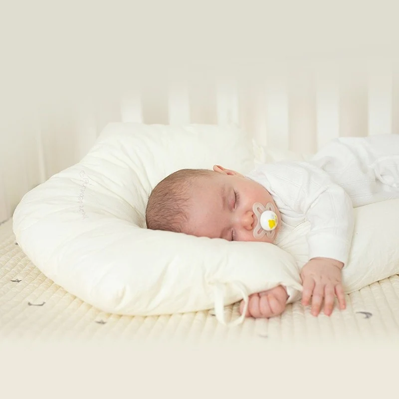 Cotton Baby Sleep Pillow for Newborn Head and Neck Support