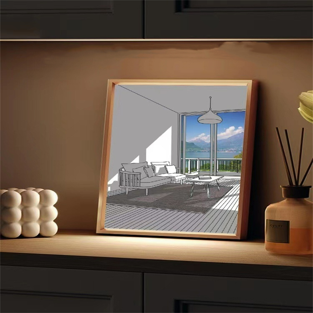 LED Sunlight Painting Night Light Decorative Art