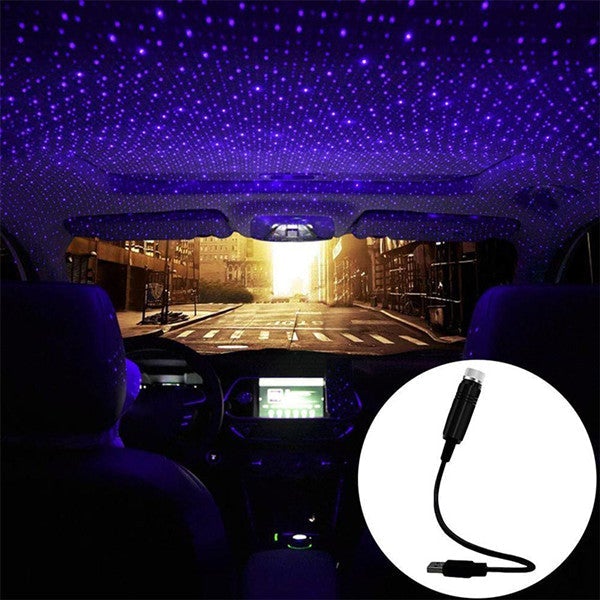 USB Star Projector Night Light for Car and Home