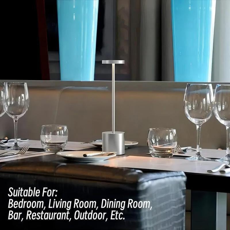 Portable Rechargeable LED Table Lamp with Touch Dimming