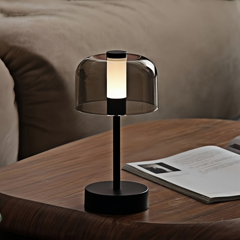 Vintage USB Rechargeable LED Table Lamp with Dimmable Touch Control